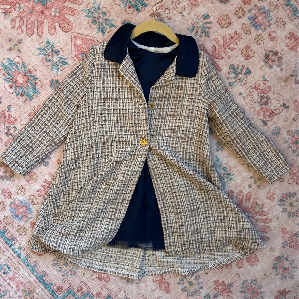 Formal Dress & Tweed Jacket - Picture 2 of 8